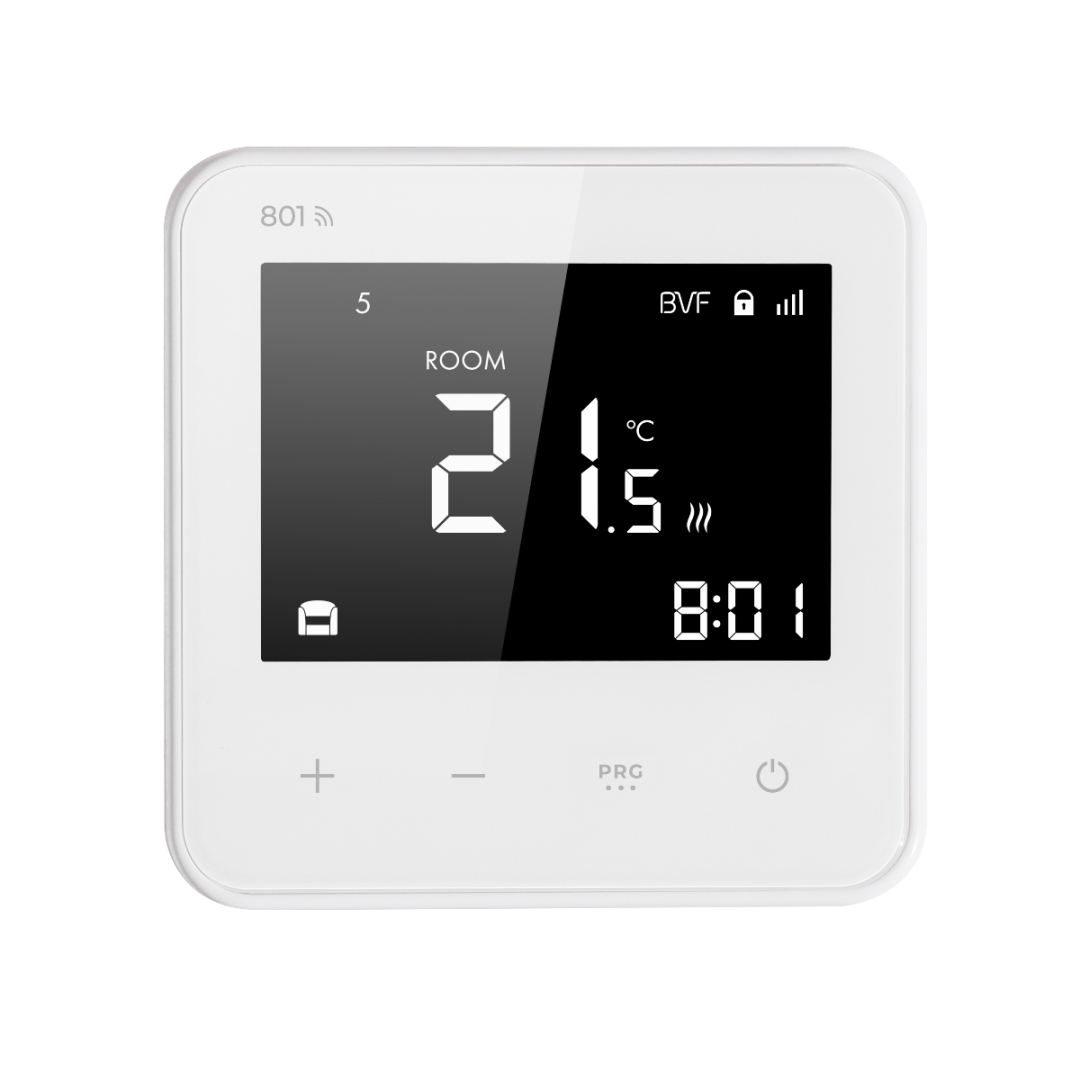 Wifi termostat bijeli sa ugrađenim modulom za spajanje na internet