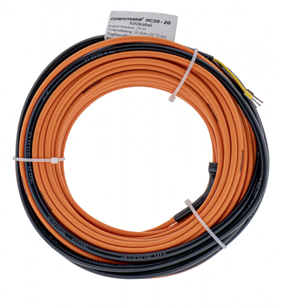 Grijaći kabel za električno podno grijanje od 20W/m od 10m