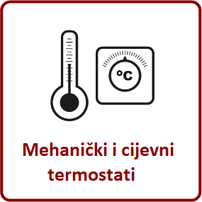 Cjevi termostati za centralno grijanje